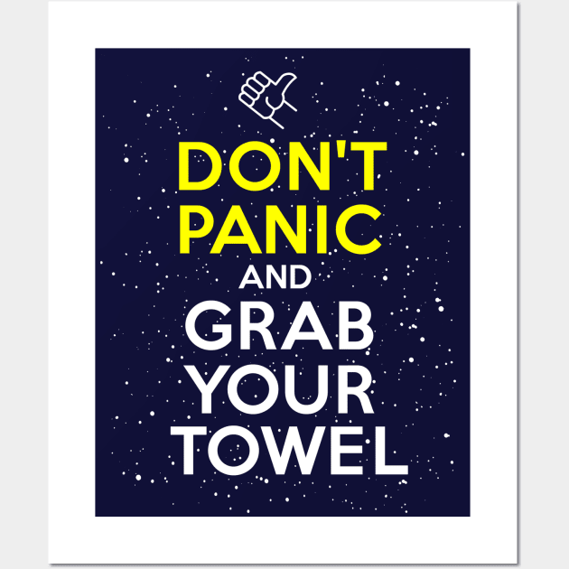 Don't Panic Wall Art by tonynichols